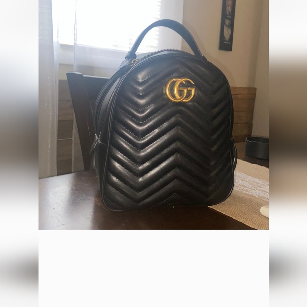 NWOT Fake Gucci Backpack Purse